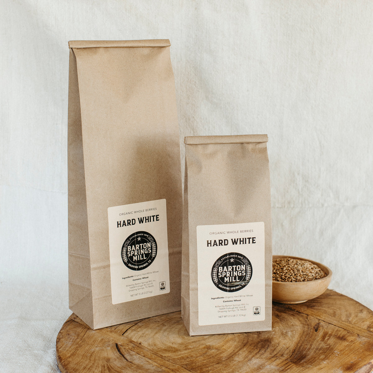 Hard White Wheat Berries (certified organic)