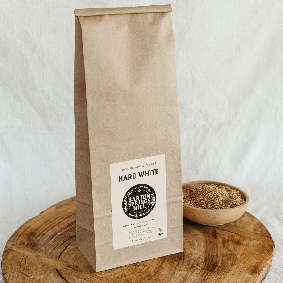 Hard White Wheat Berries (certified organic)