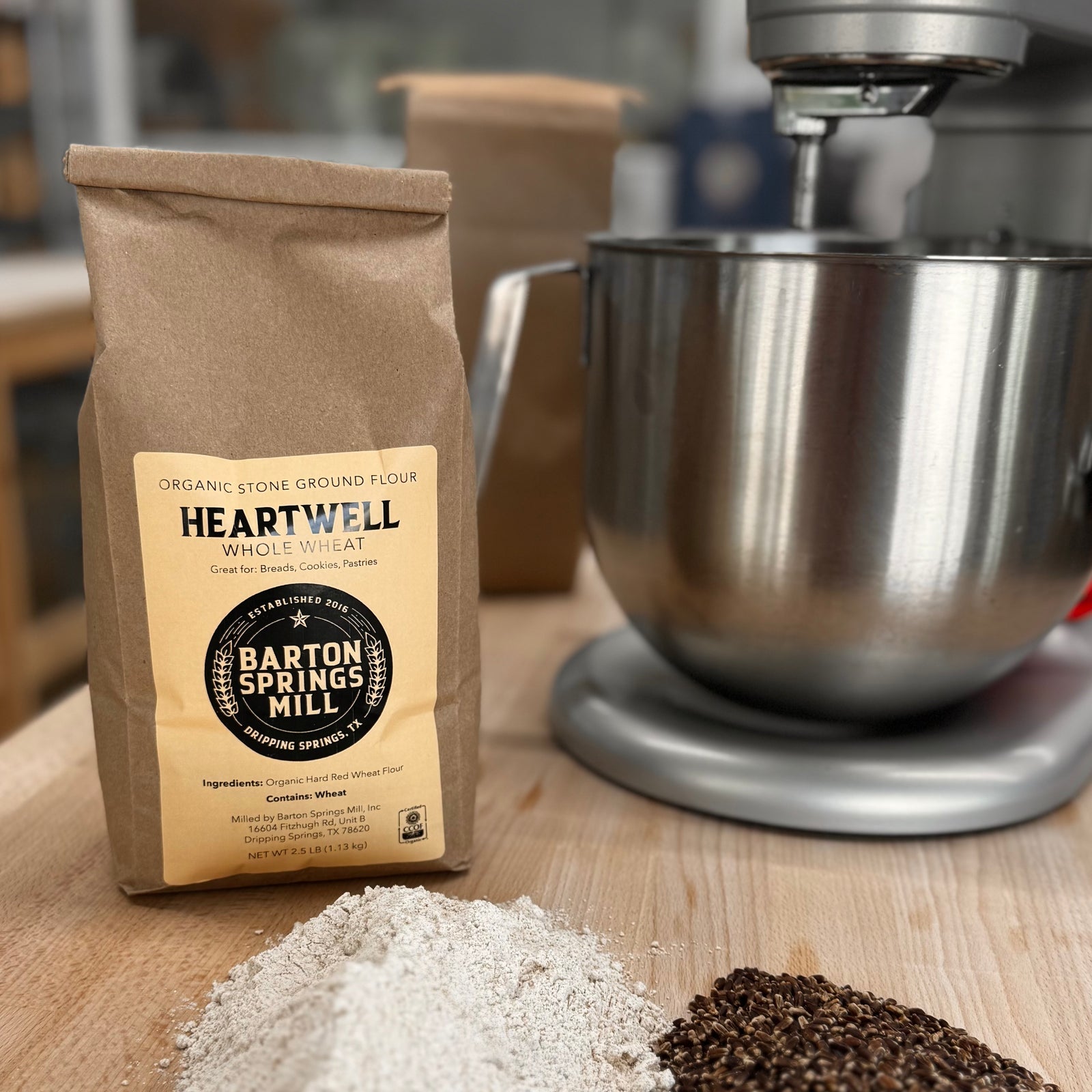 New! Heartwell Purple Wheat (certified organic)