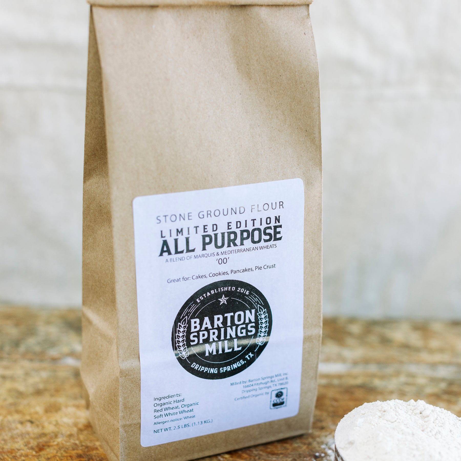 Limited Edition Stone-Milled All-Purpose Flour Blend (Certified Organic)