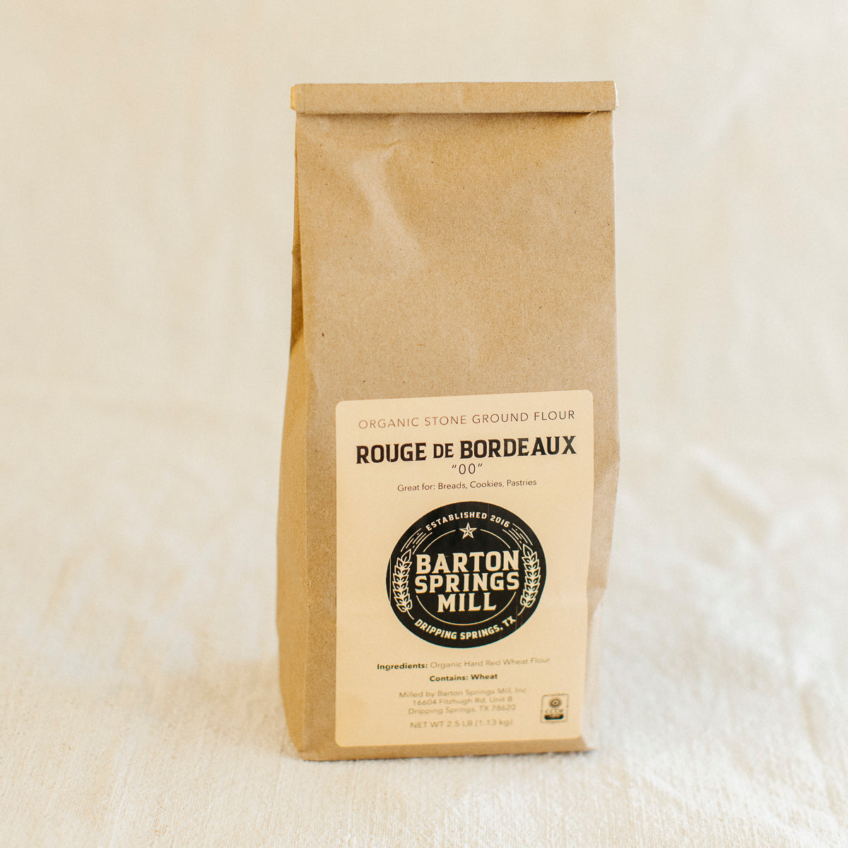 Rouge de Bordeaux Flour (certified organic)