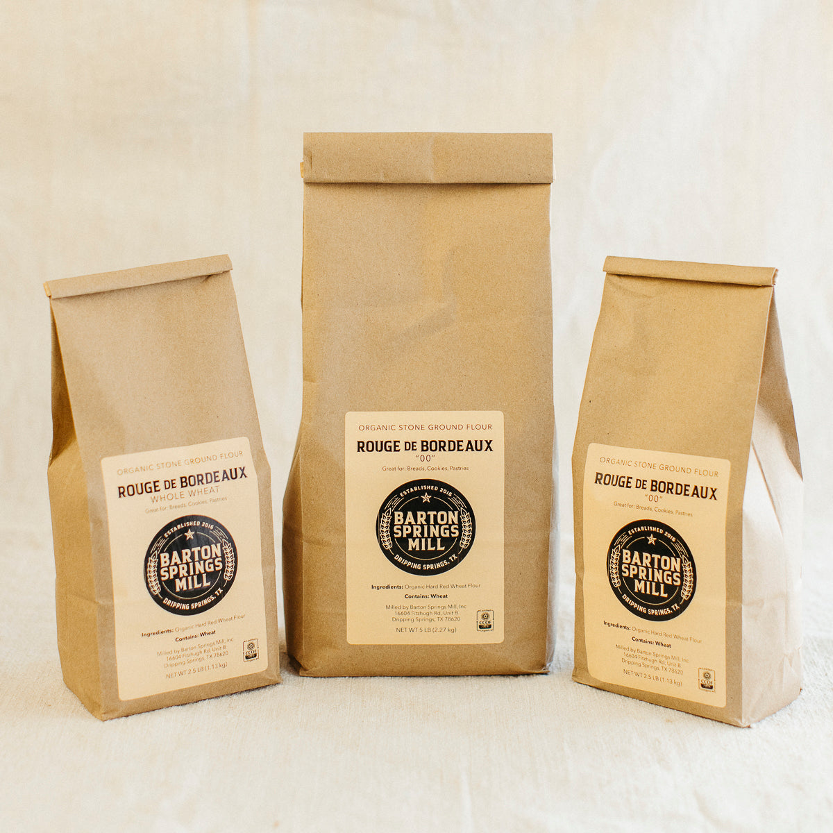 Rouge de Bordeaux Flour (certified organic)