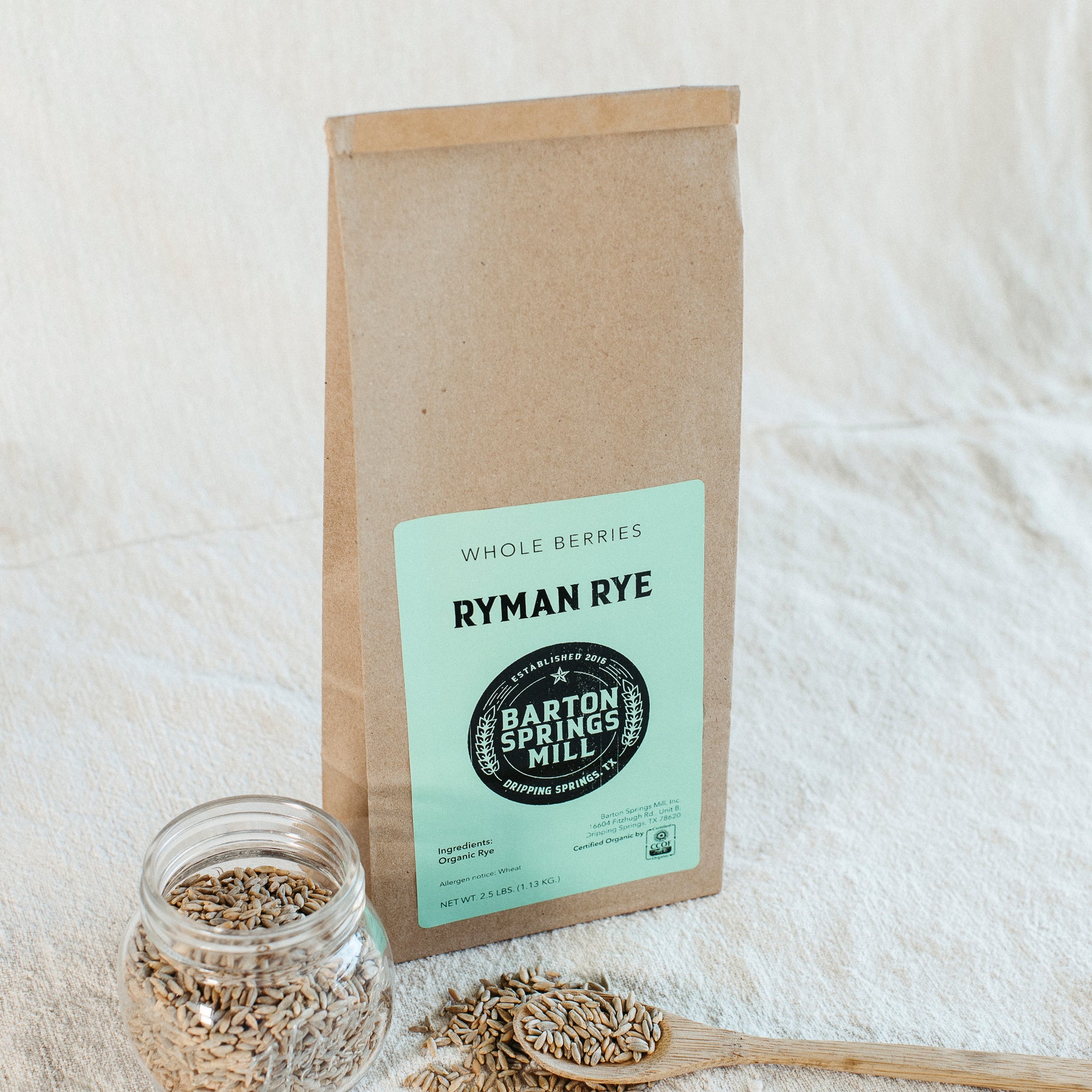 Ryman Rye Berries (certified organic)