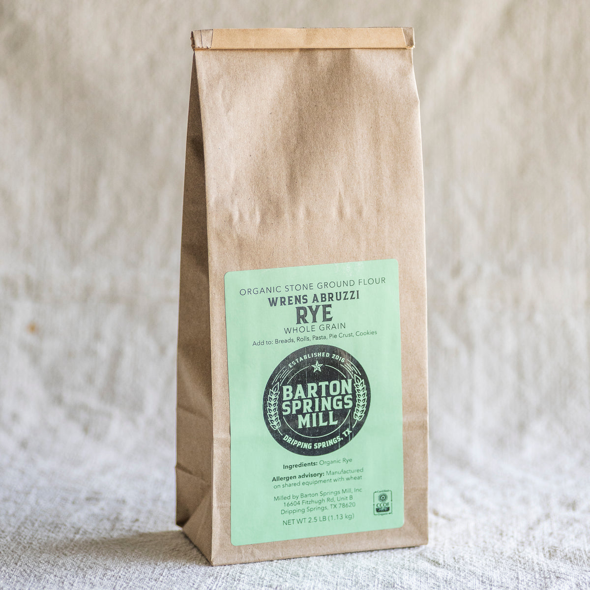 Wrens Abruzzi Rye Flour (certified organic)