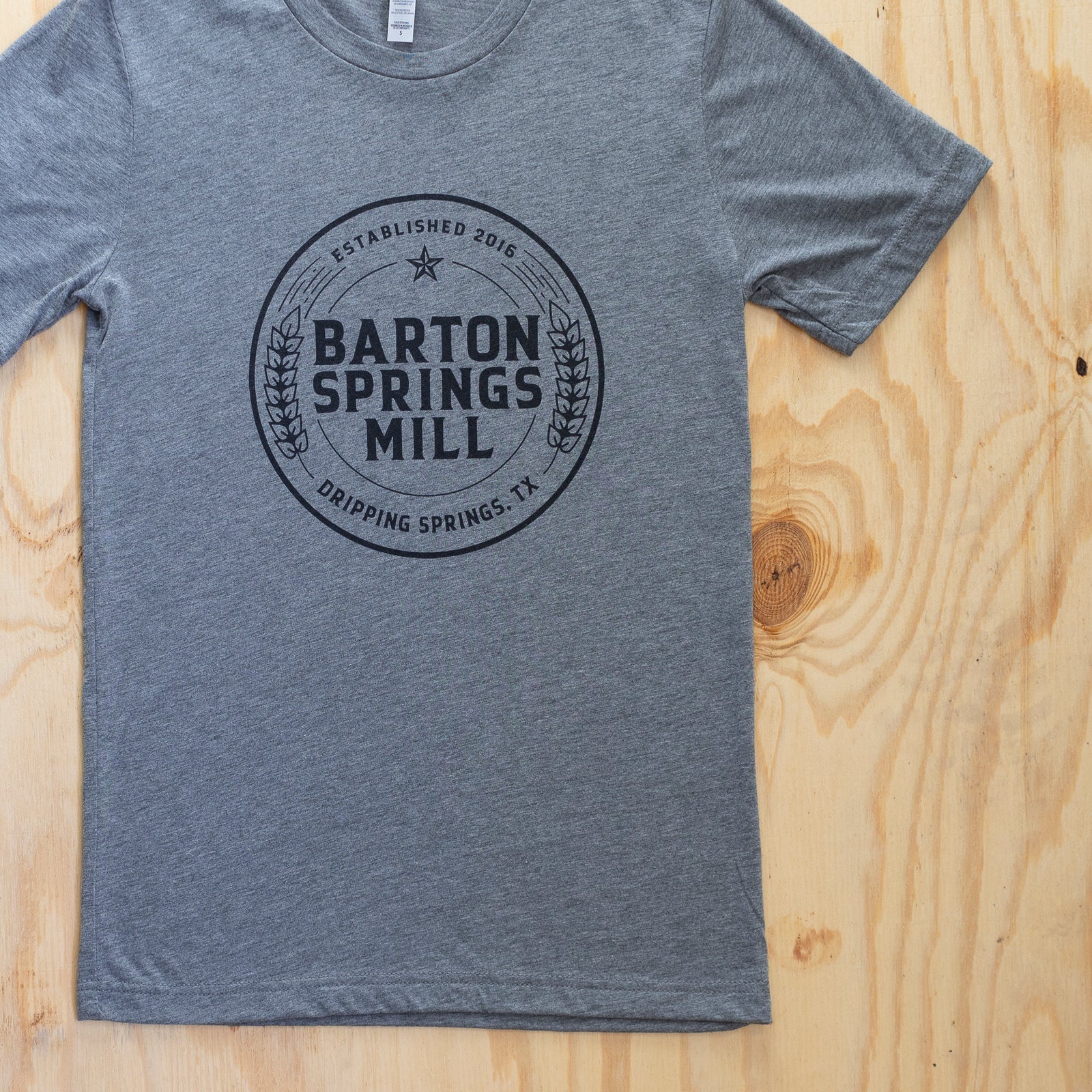 Short Sleeve Grey Logo T-Shirt