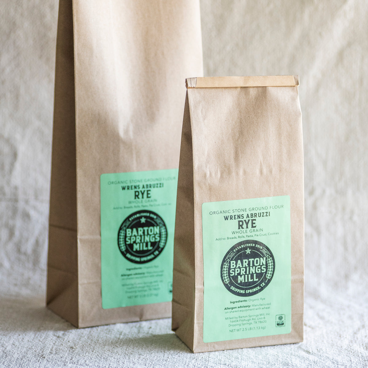 Wrens Abruzzi Rye Flour (certified organic)