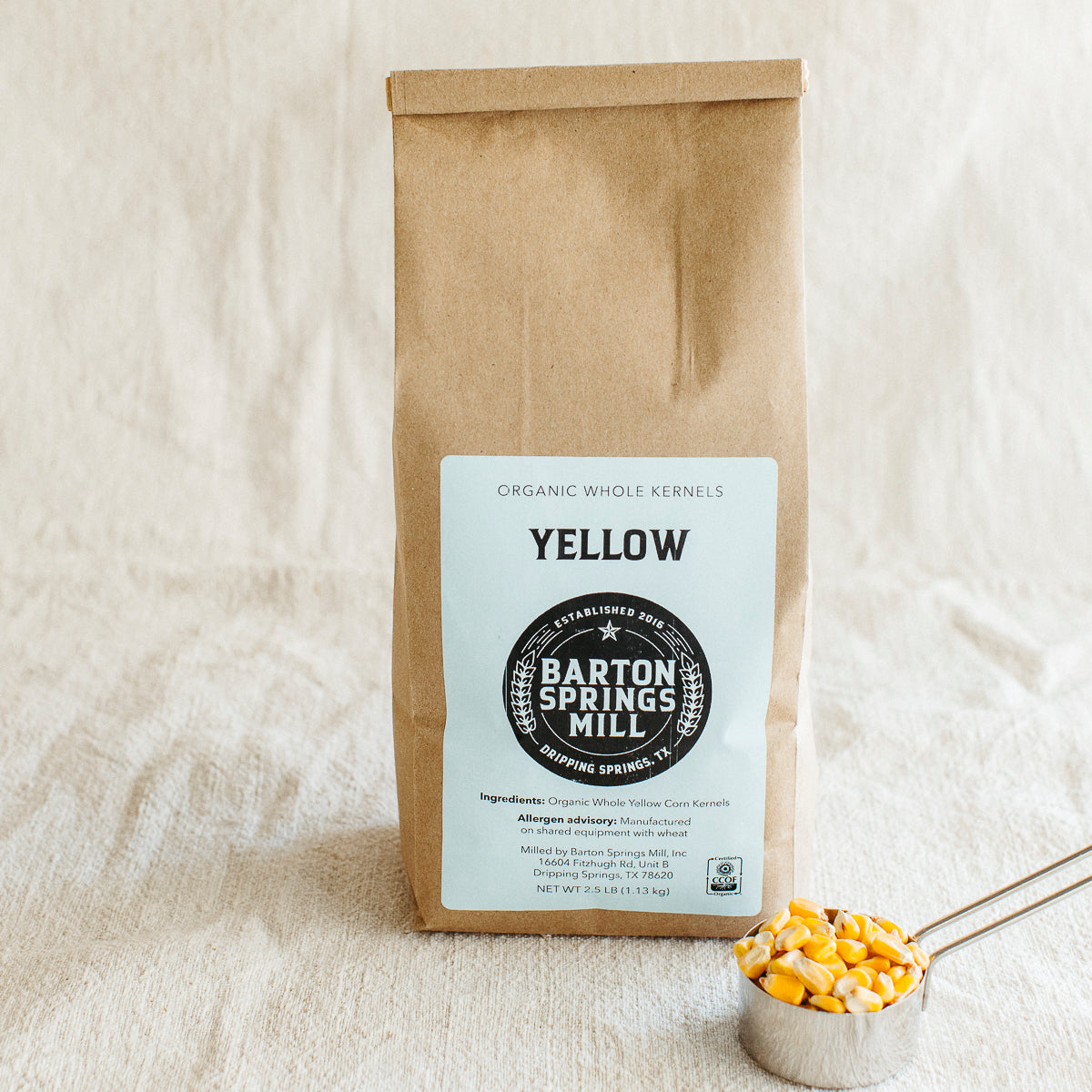 Whole Corn Kernels (certified organic)