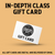 Gift Card: In-Depth Class