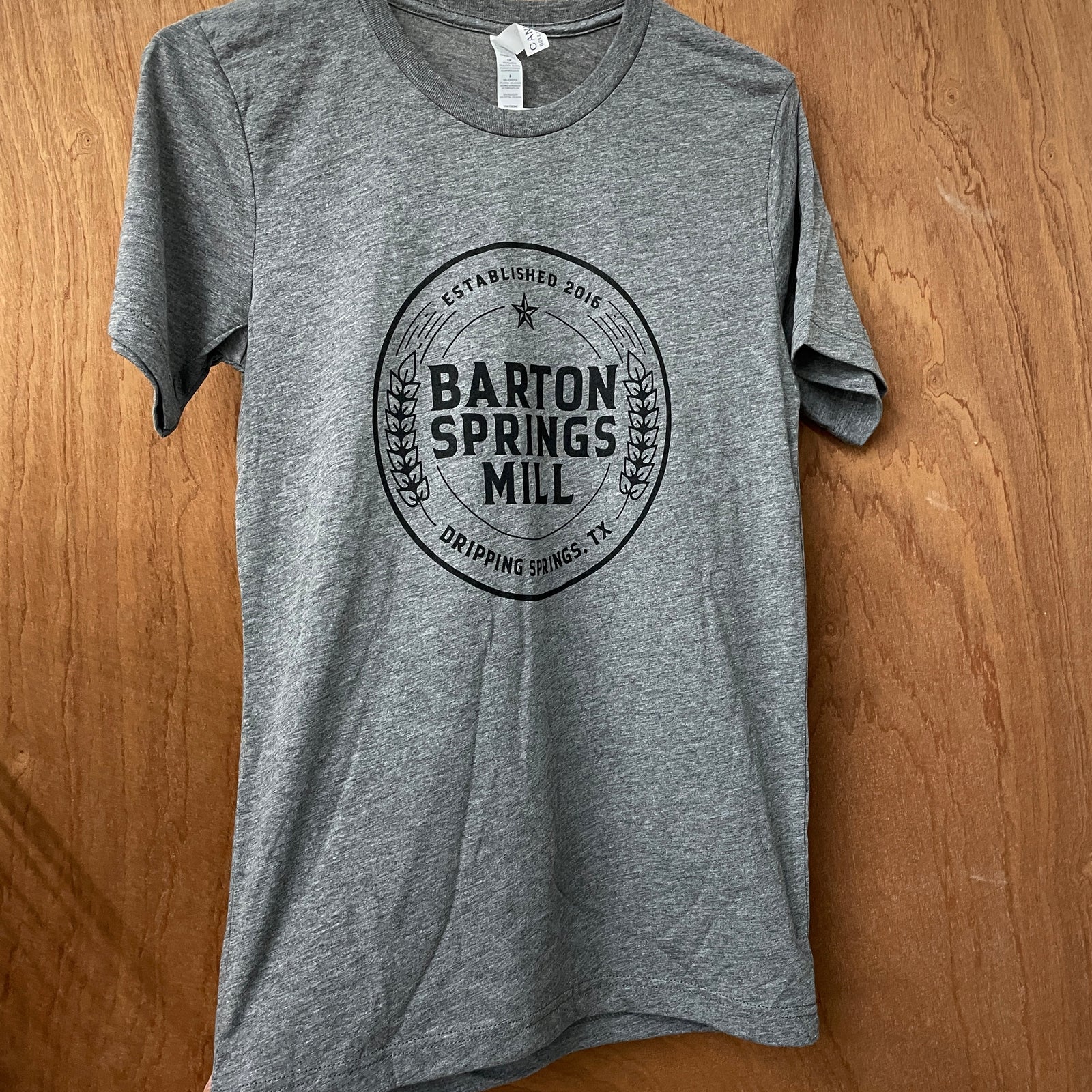 Short Sleeve Grey Logo T-Shirt