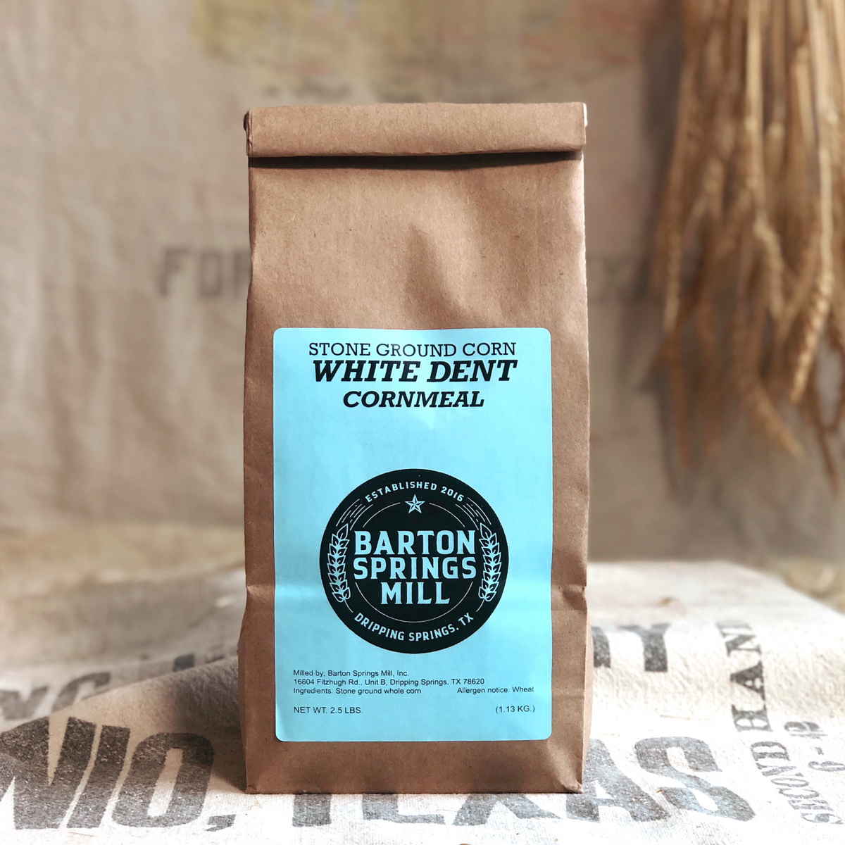 Stone Ground Cornmeal (certified organic) - Barton Springs Mill